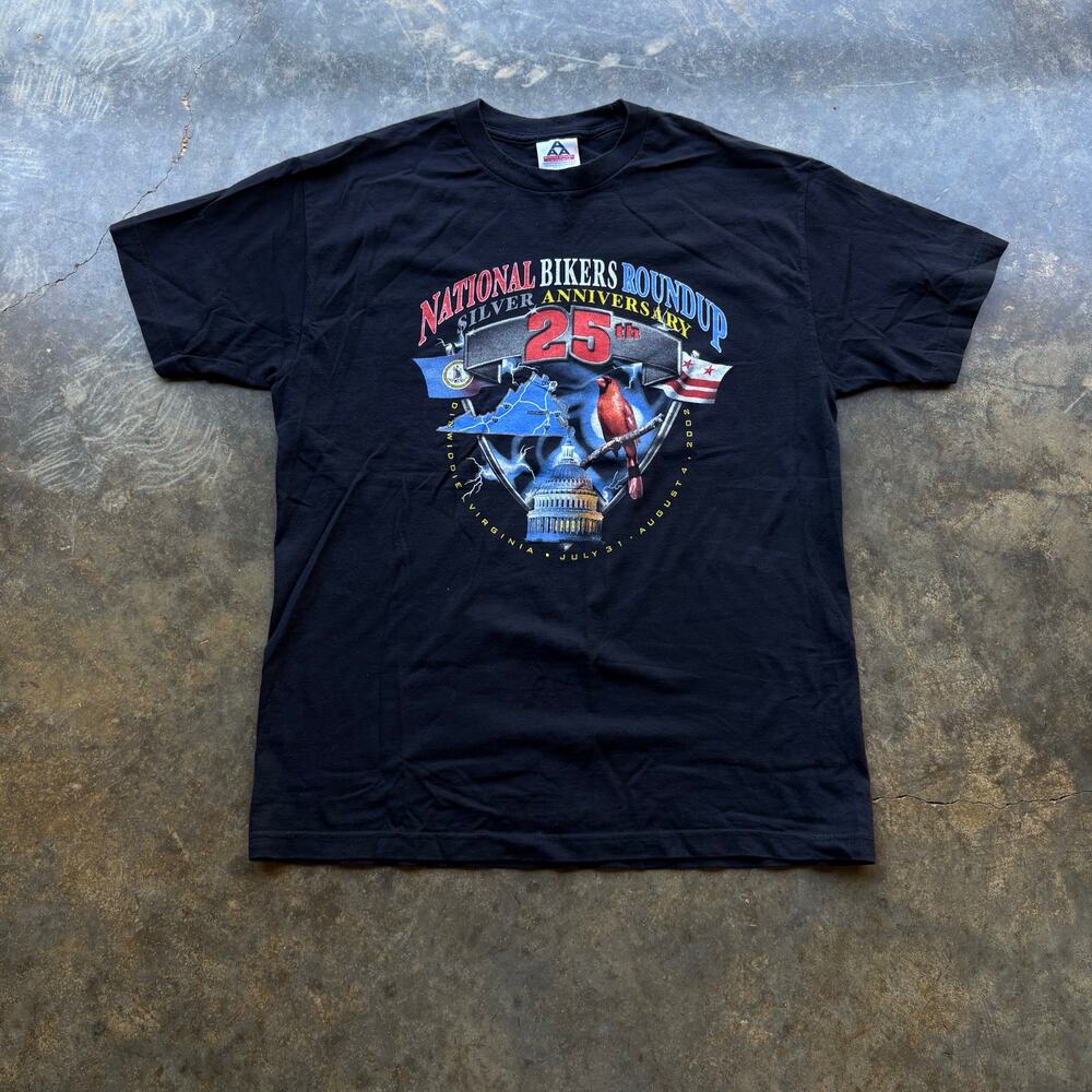Vintage 90s Biker Mc Club Harley T-shirt